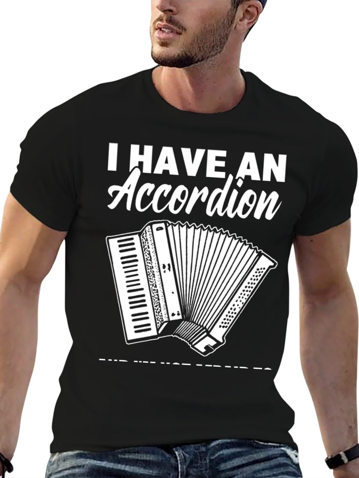 Accordion Graphic Tee - I Have An T-Shirt product image 6