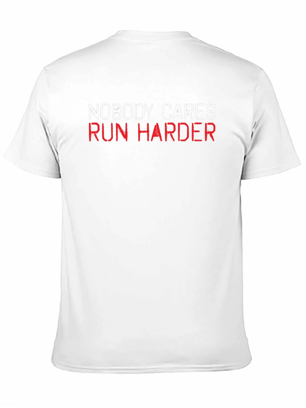 Nobody Cares Run Harder Black T-Shirt product image 8