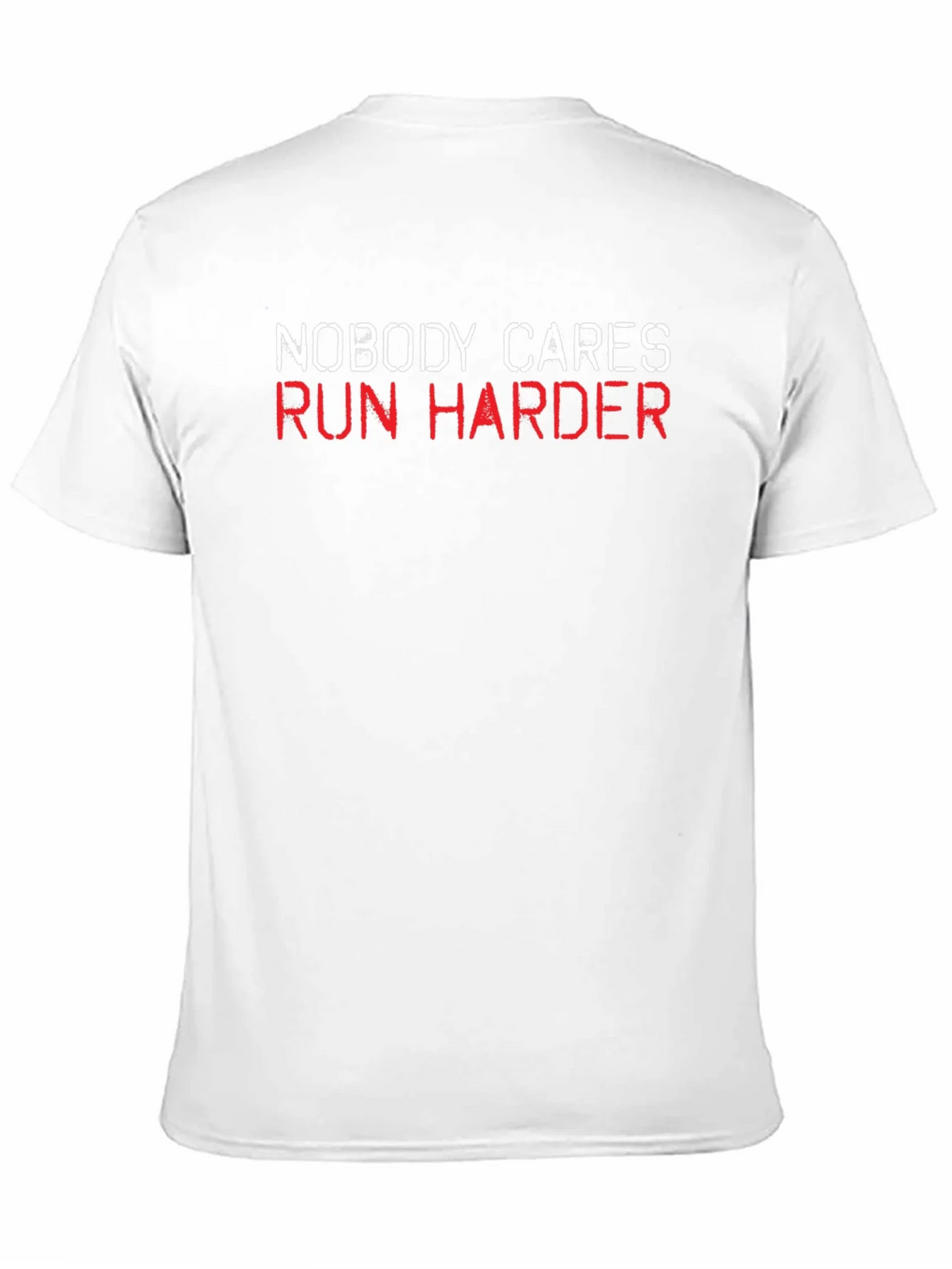 Nobody Cares Run Harder Black T-Shirt product image 8