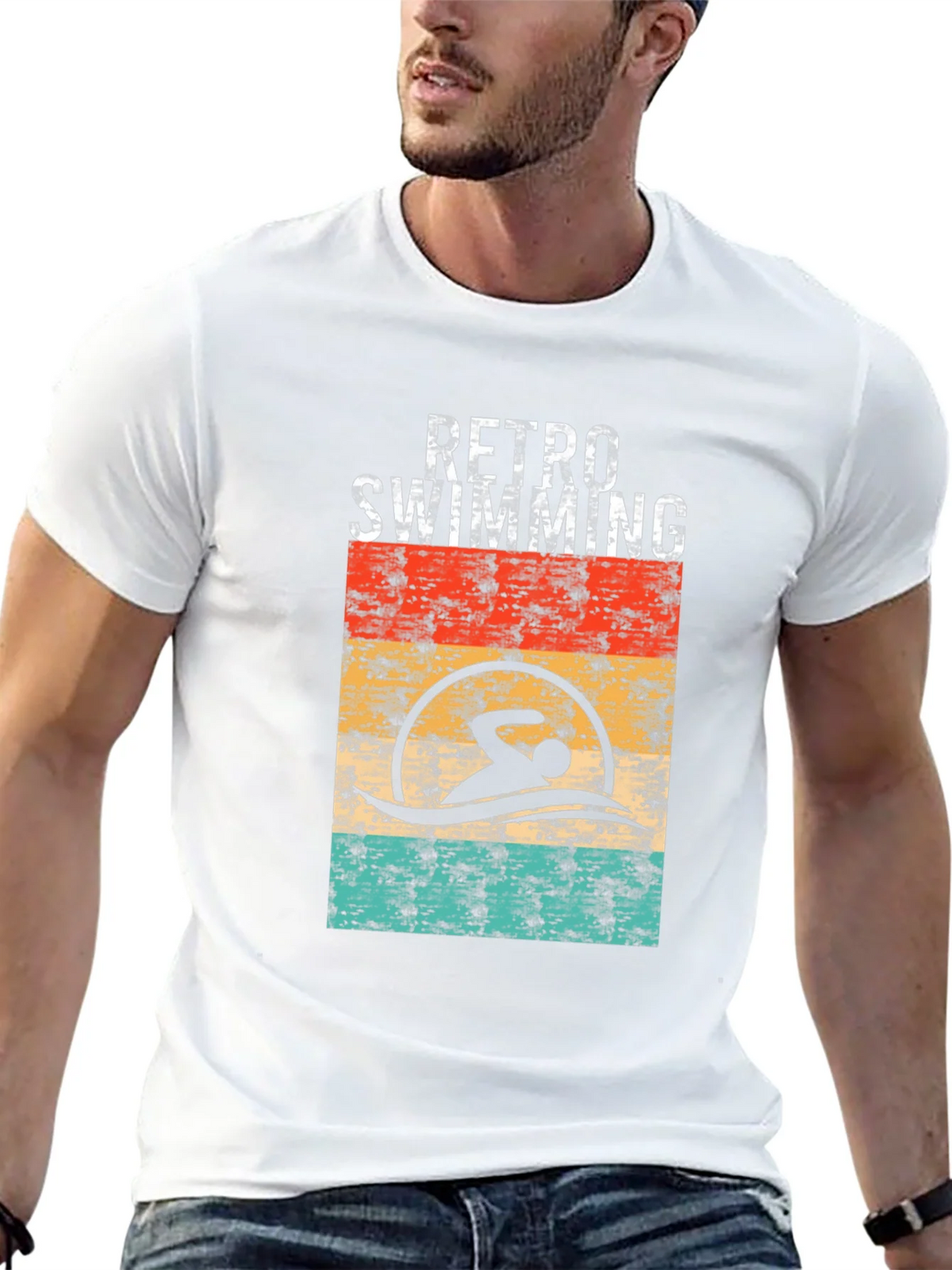 Retro Swimming T-Shirt product image 12
