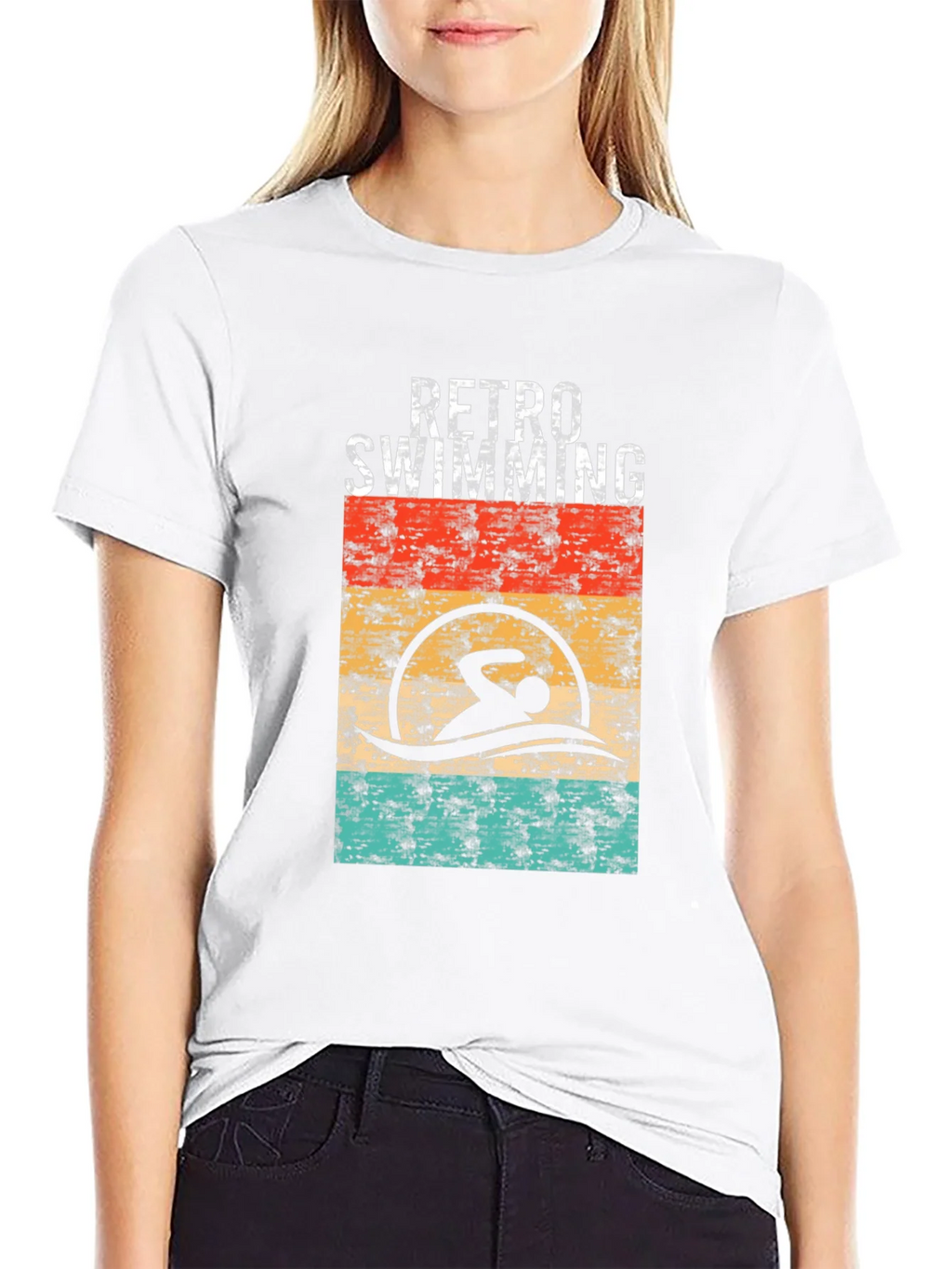 Retro Swimming T-Shirt product image 8