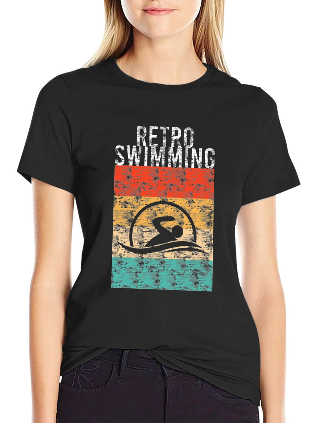 Retro Swimming T-Shirt product image 2