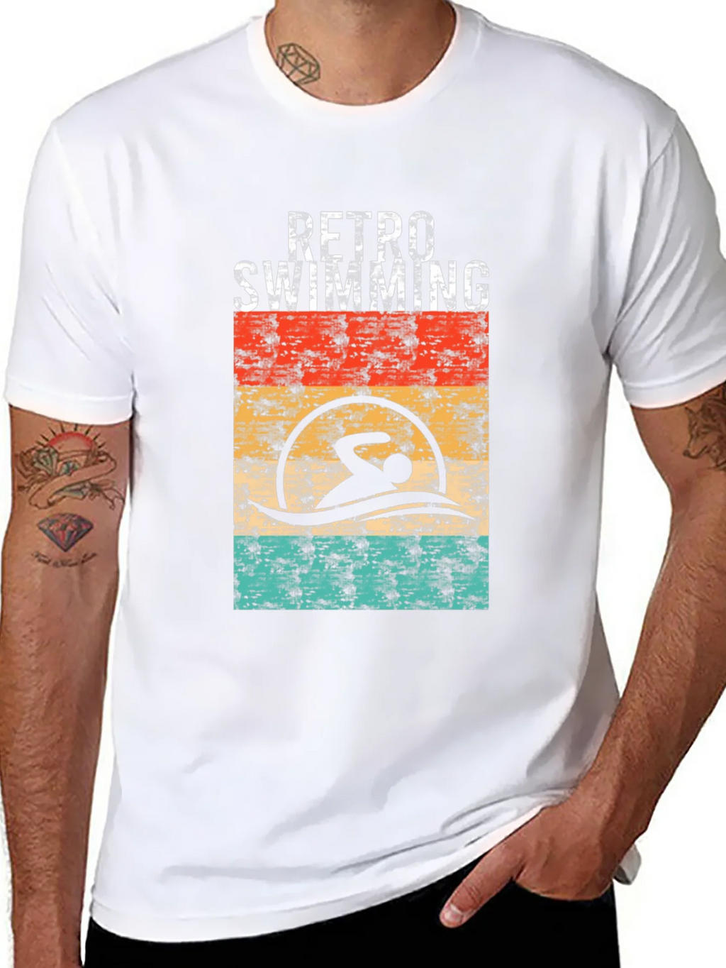 Retro Swimming T-Shirt product image 7