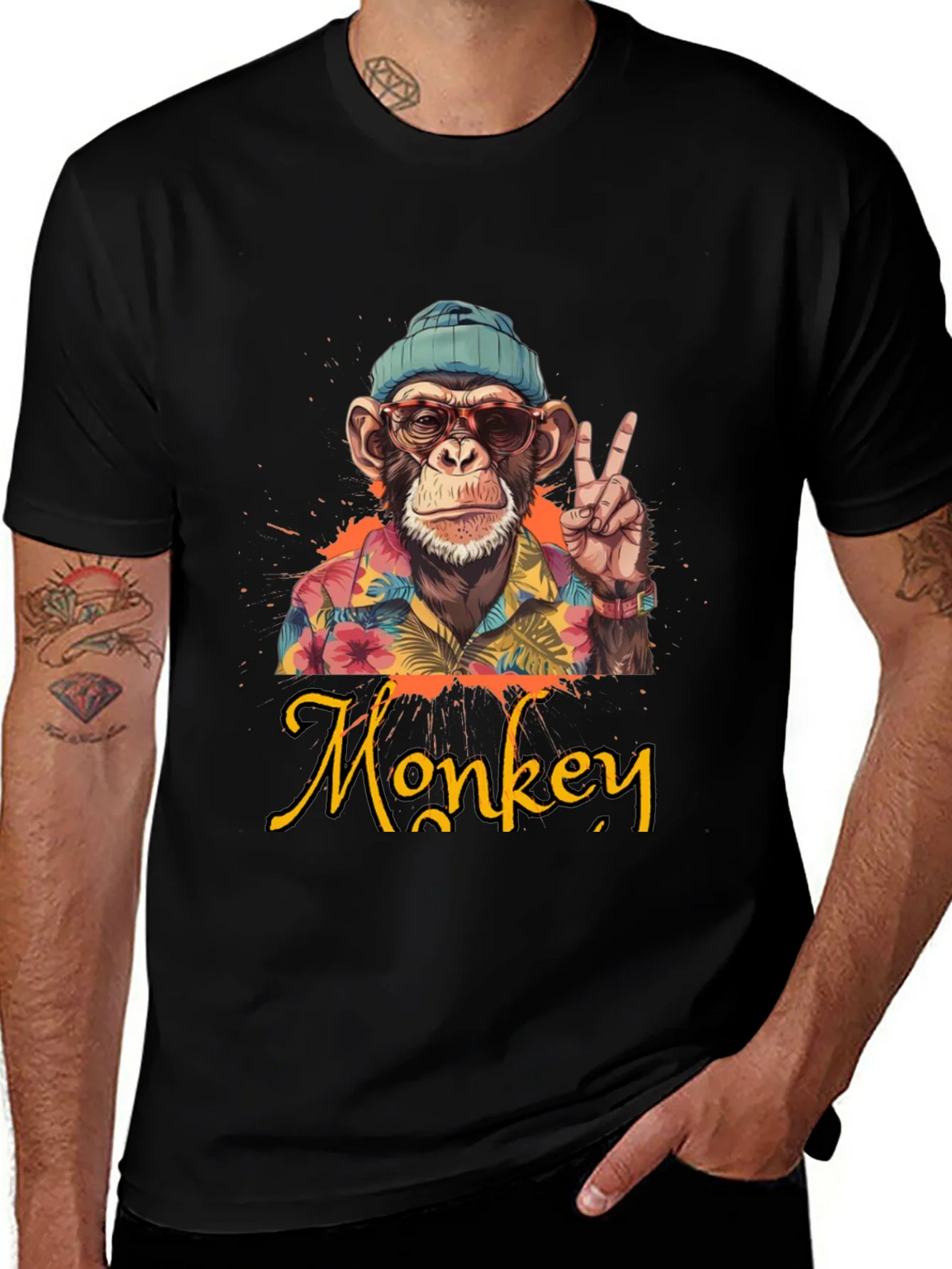 Cool Monkey Graphic T-Shirt - Casual Style product image 1