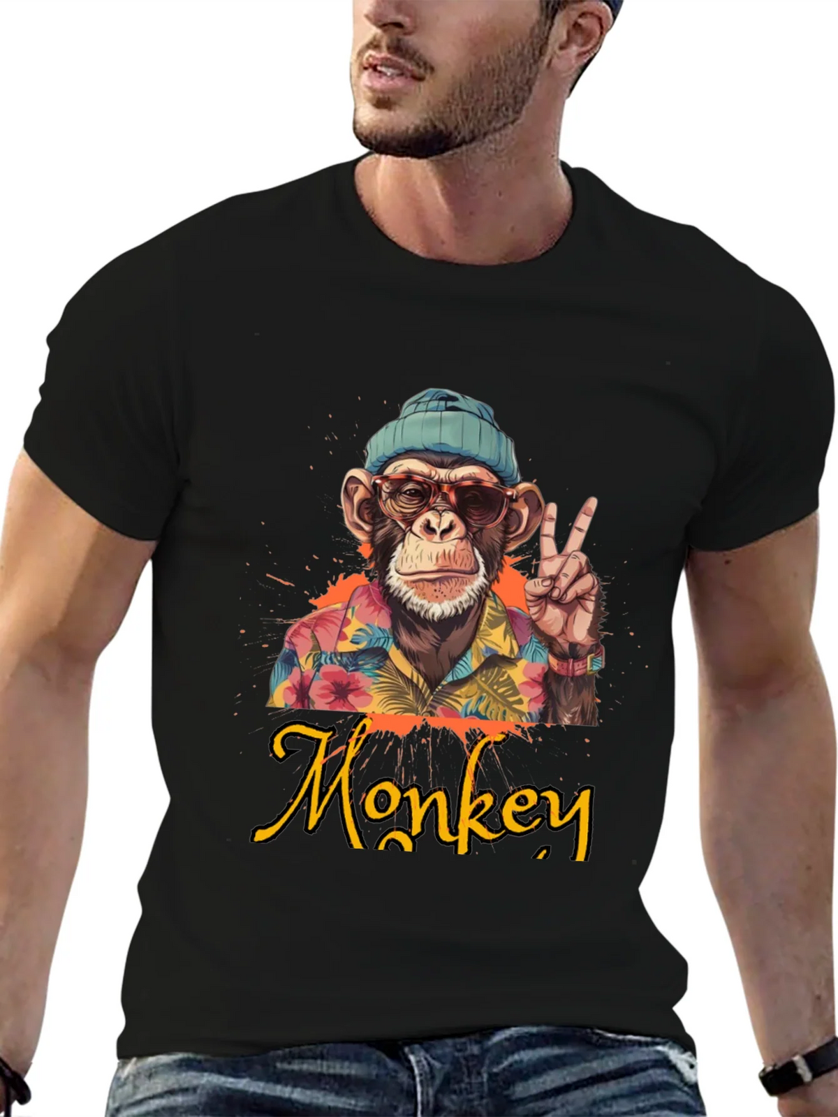 Cool Monkey Graphic T-Shirt - Casual Style product image 6