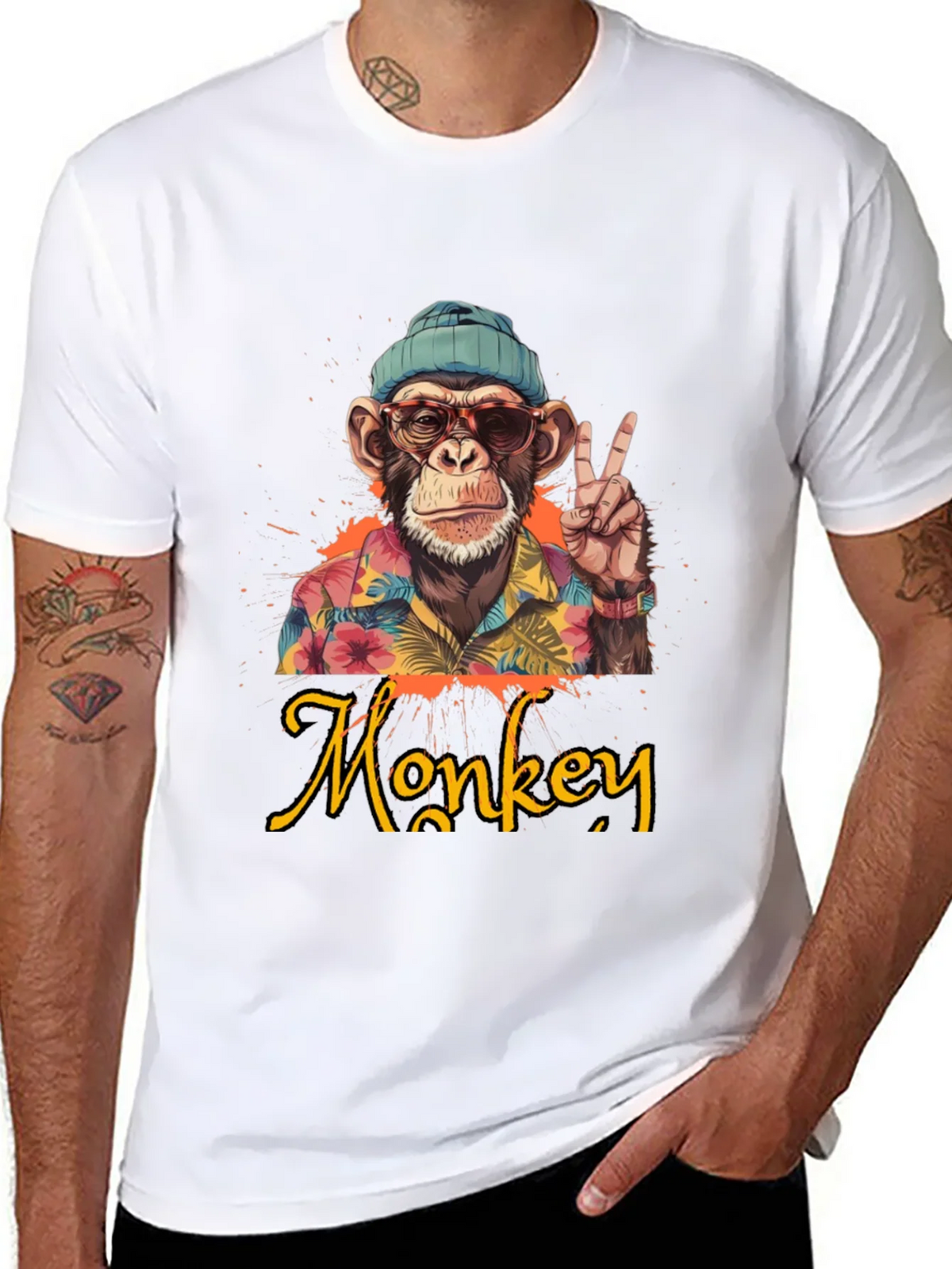 Cool Monkey Graphic T-Shirt - Casual Style product image 7