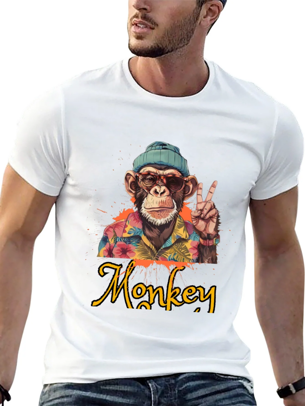 Cool Monkey Graphic T-Shirt - Casual Style product image 12