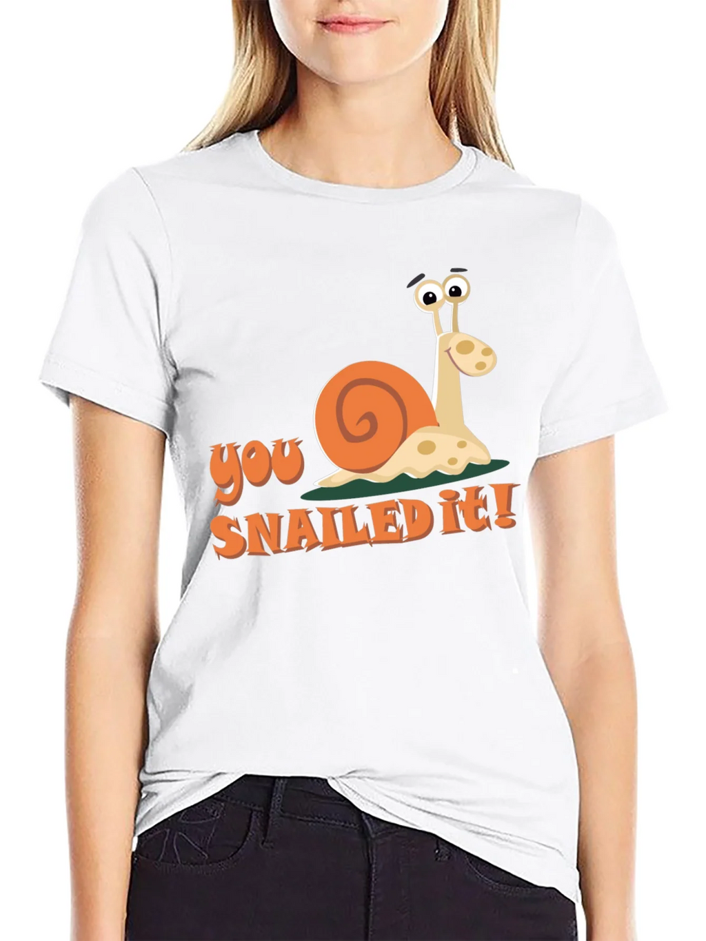 You Snailed It! Graphic T-Shirt - Funny Snail Tee product image 8