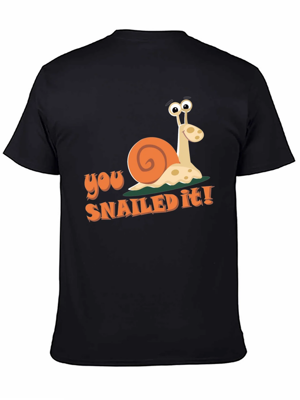 You Snailed It! Graphic T-Shirt - Funny Snail Tee product image 4