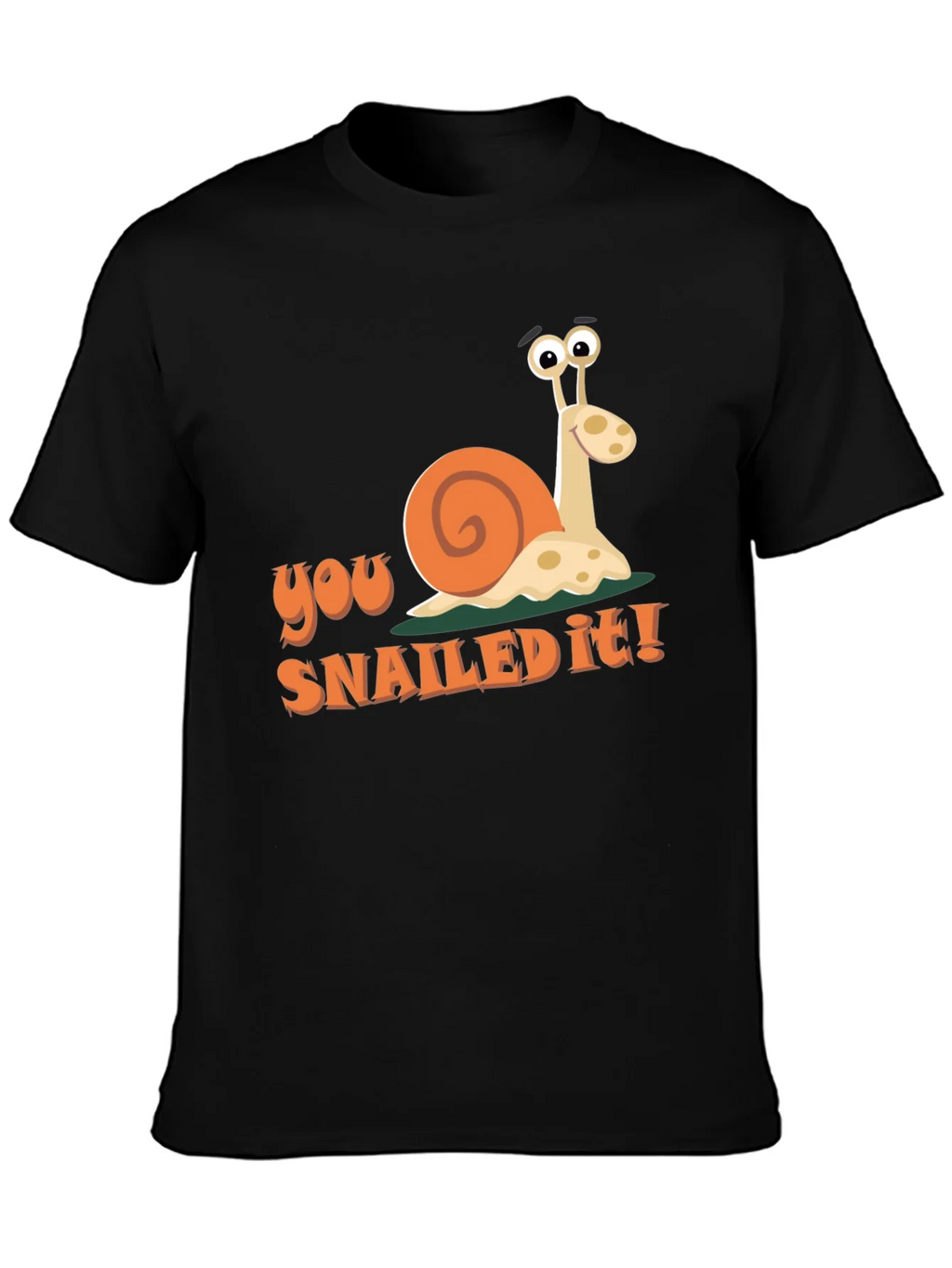 You Snailed It! Graphic T-Shirt - Funny Snail Tee product image 3