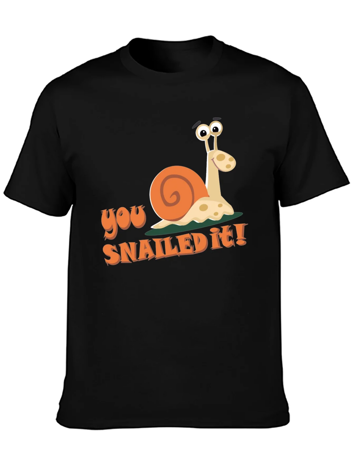 You Snailed It! Graphic T-Shirt - Funny Snail Tee product image 3