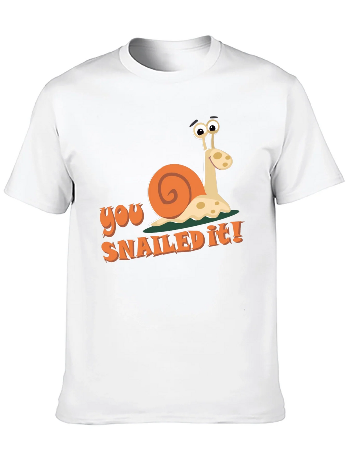 You Snailed It! Graphic T-Shirt - Funny Snail Tee product image 9