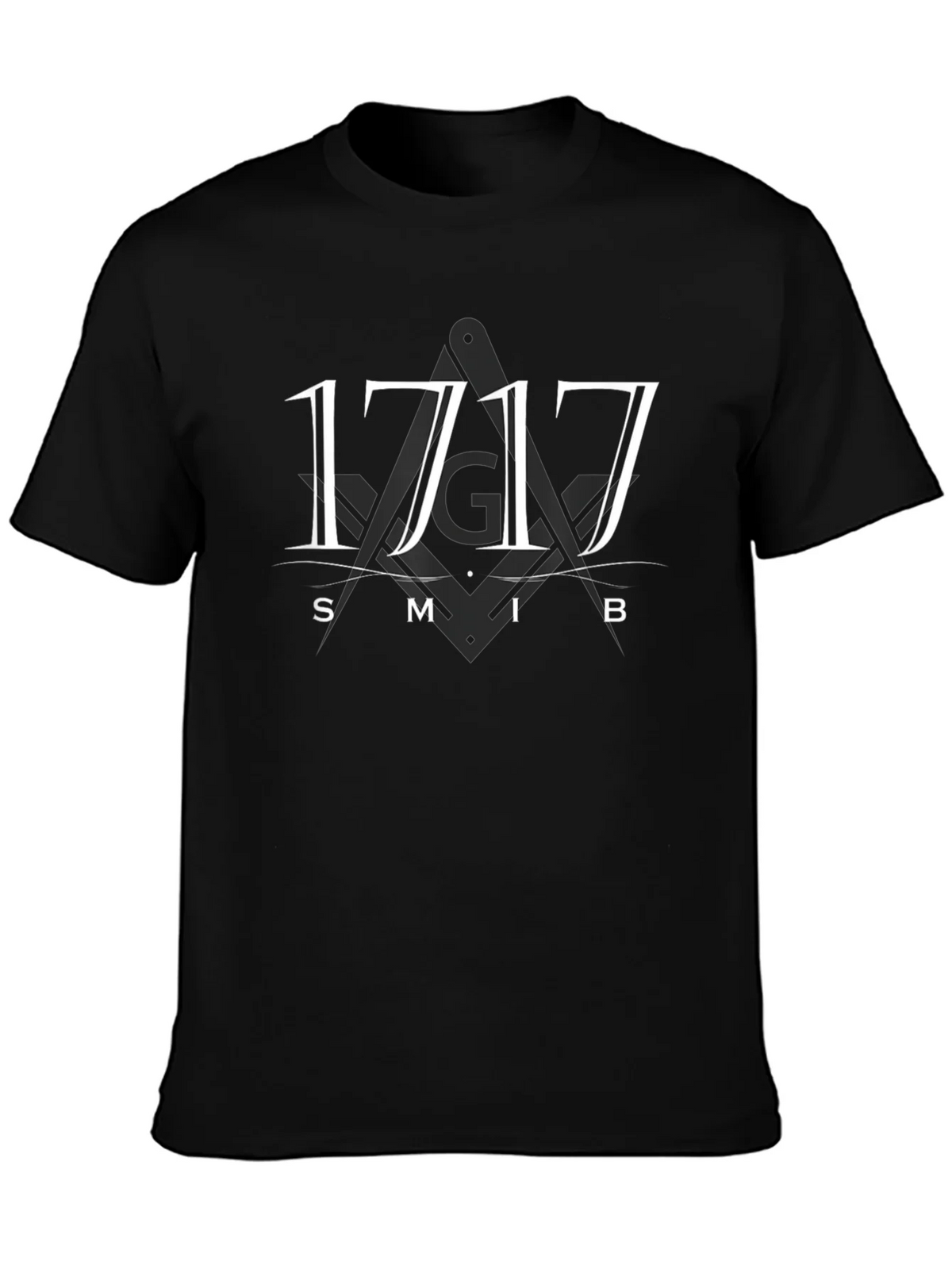 1717 Masonic Symbol T-Shirt - Black product image 3