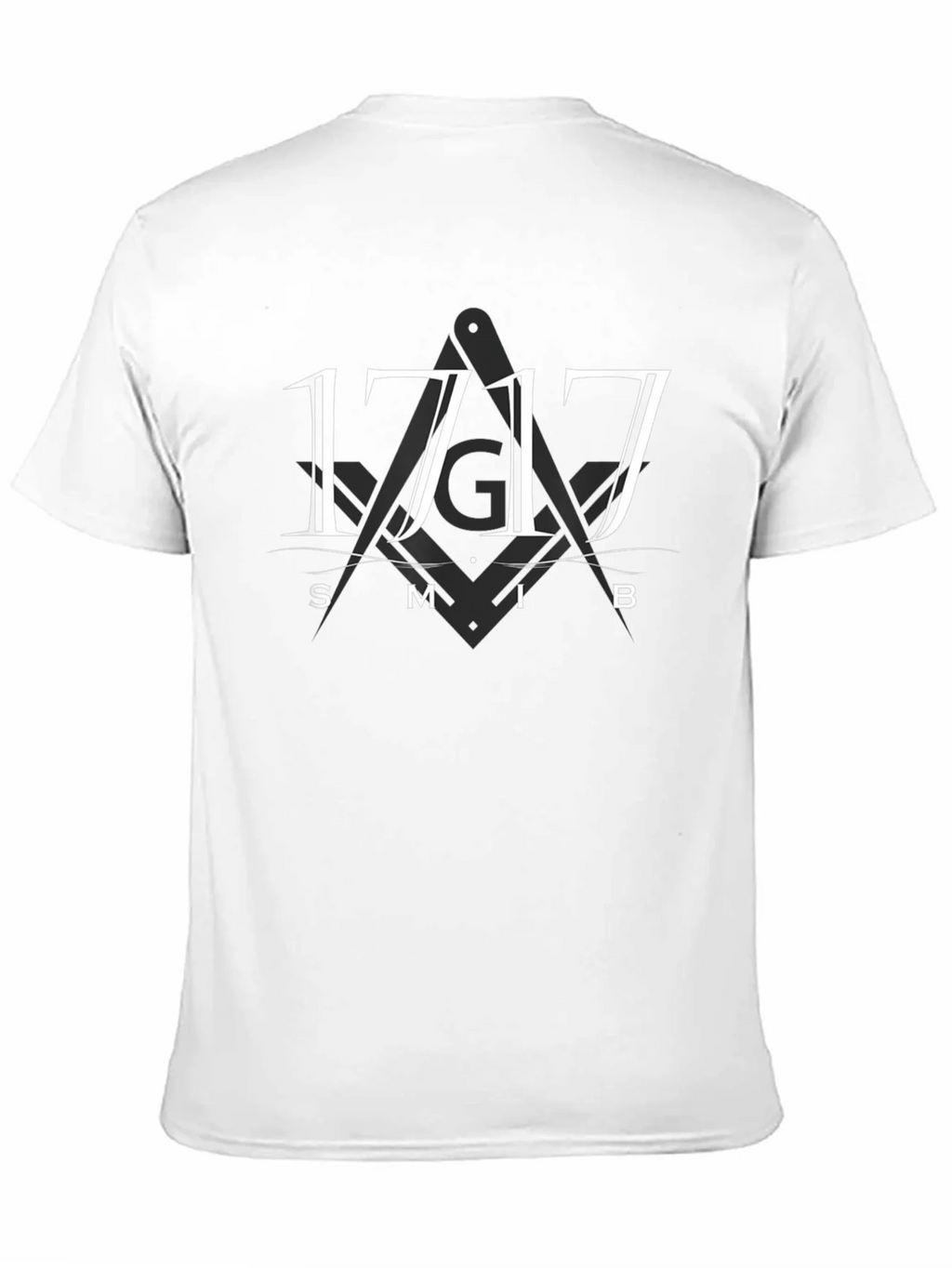1717 Masonic Symbol T-Shirt - Black product image 10