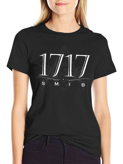 1717 Masonic Symbol T-Shirt - Black product image 2