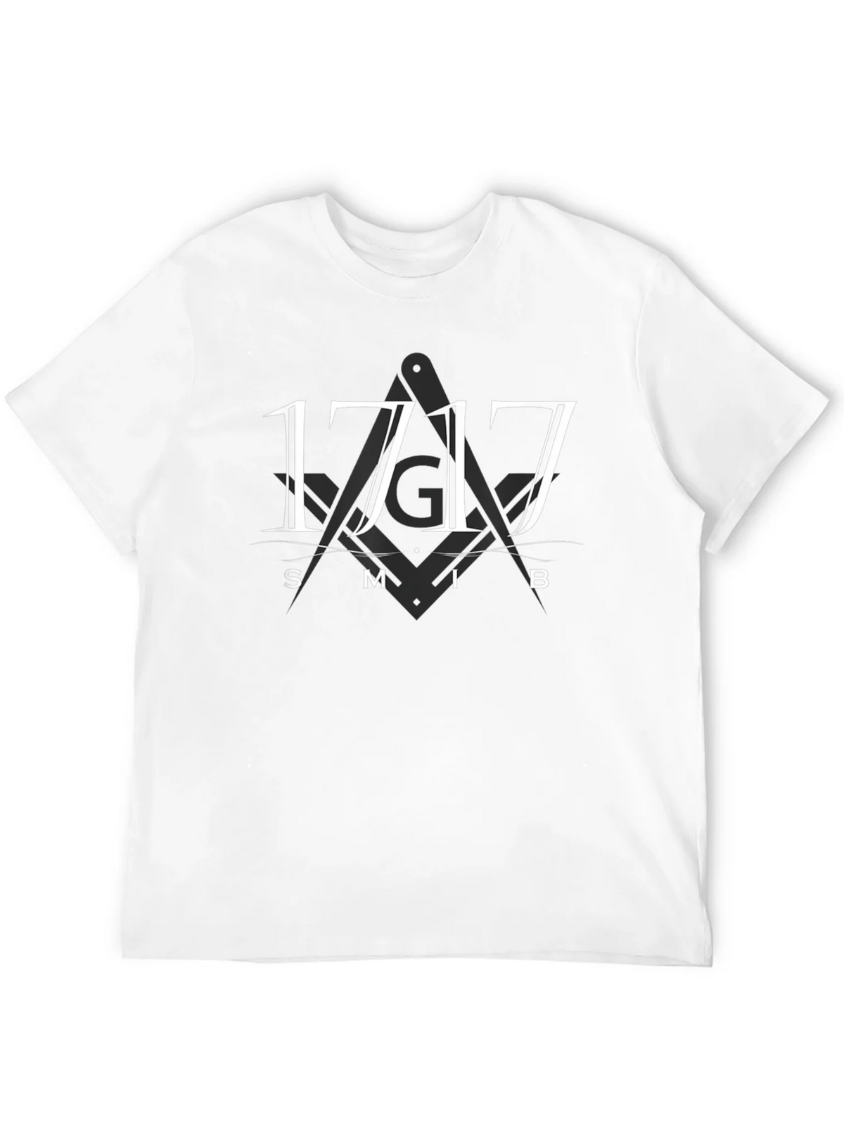 1717 Masonic Symbol T-Shirt - Black product image 11