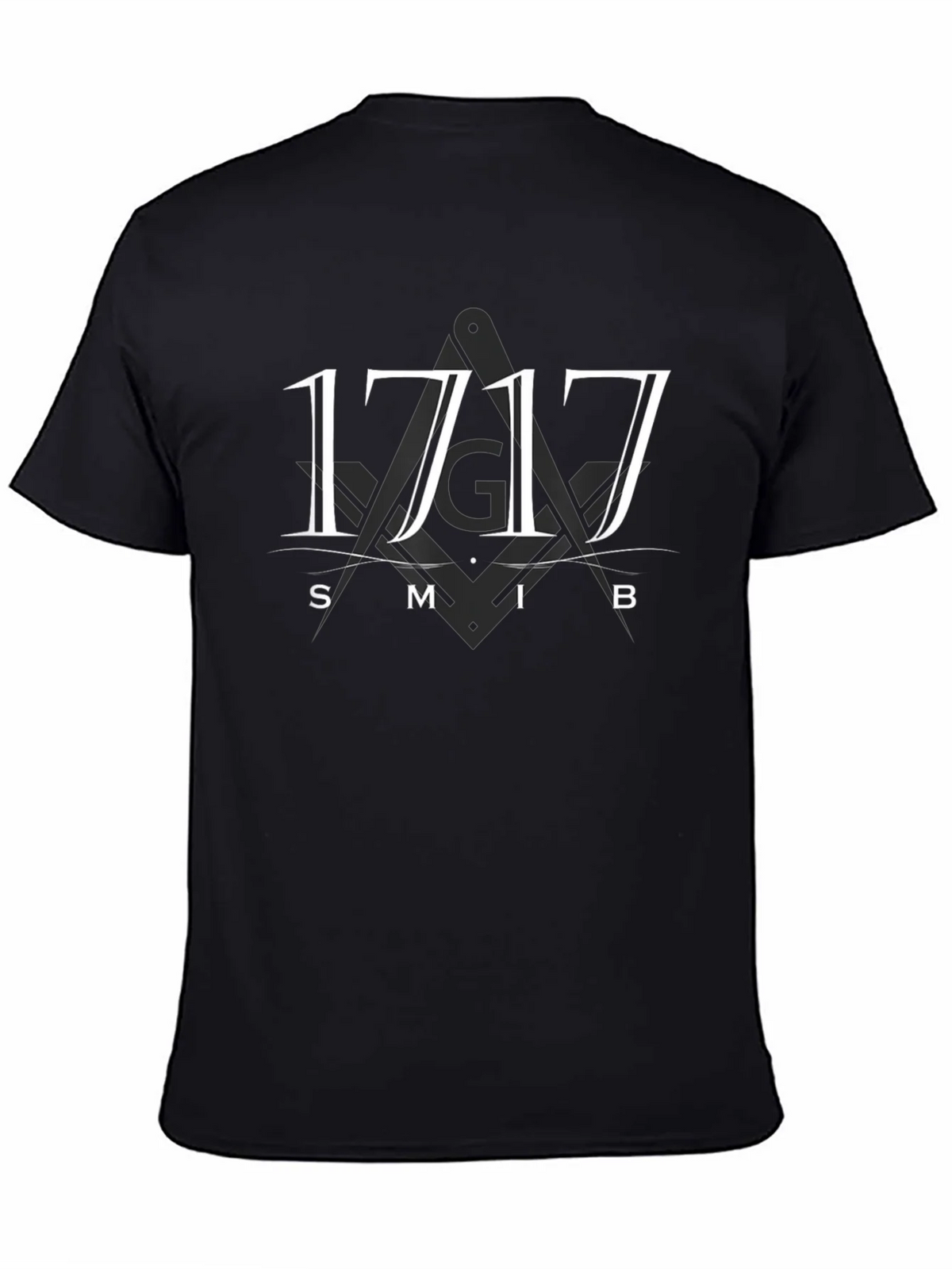 1717 Masonic Symbol T-Shirt - Black product image 4