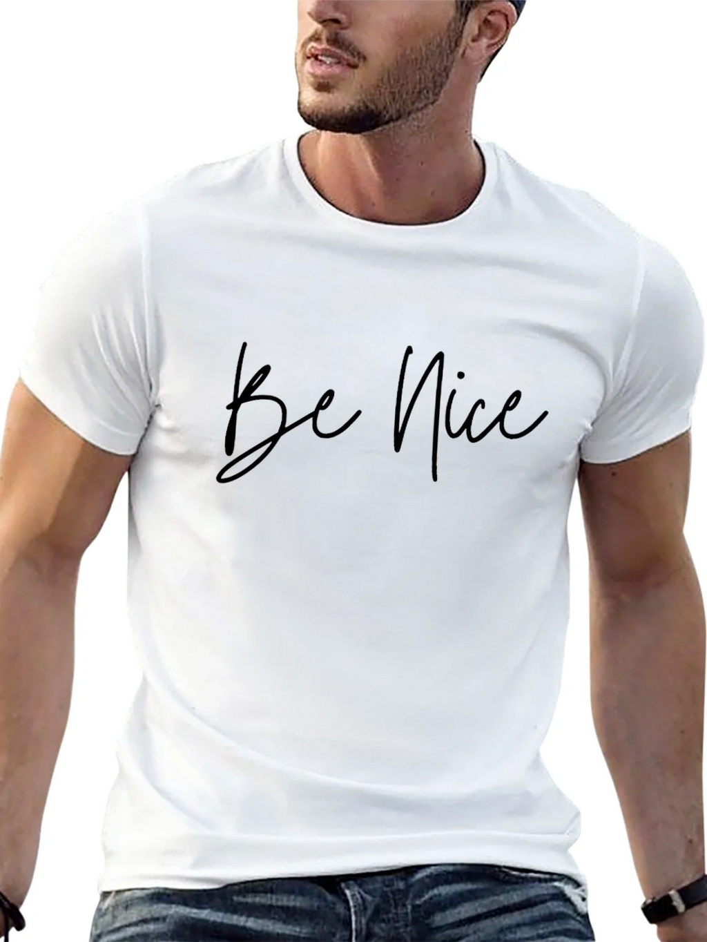 Be Nice Black T-Shirt - Casual Comfort product image 12