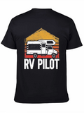 RV Pilot Graphic T-Shirt - Camping Adventure Tee product image 1
