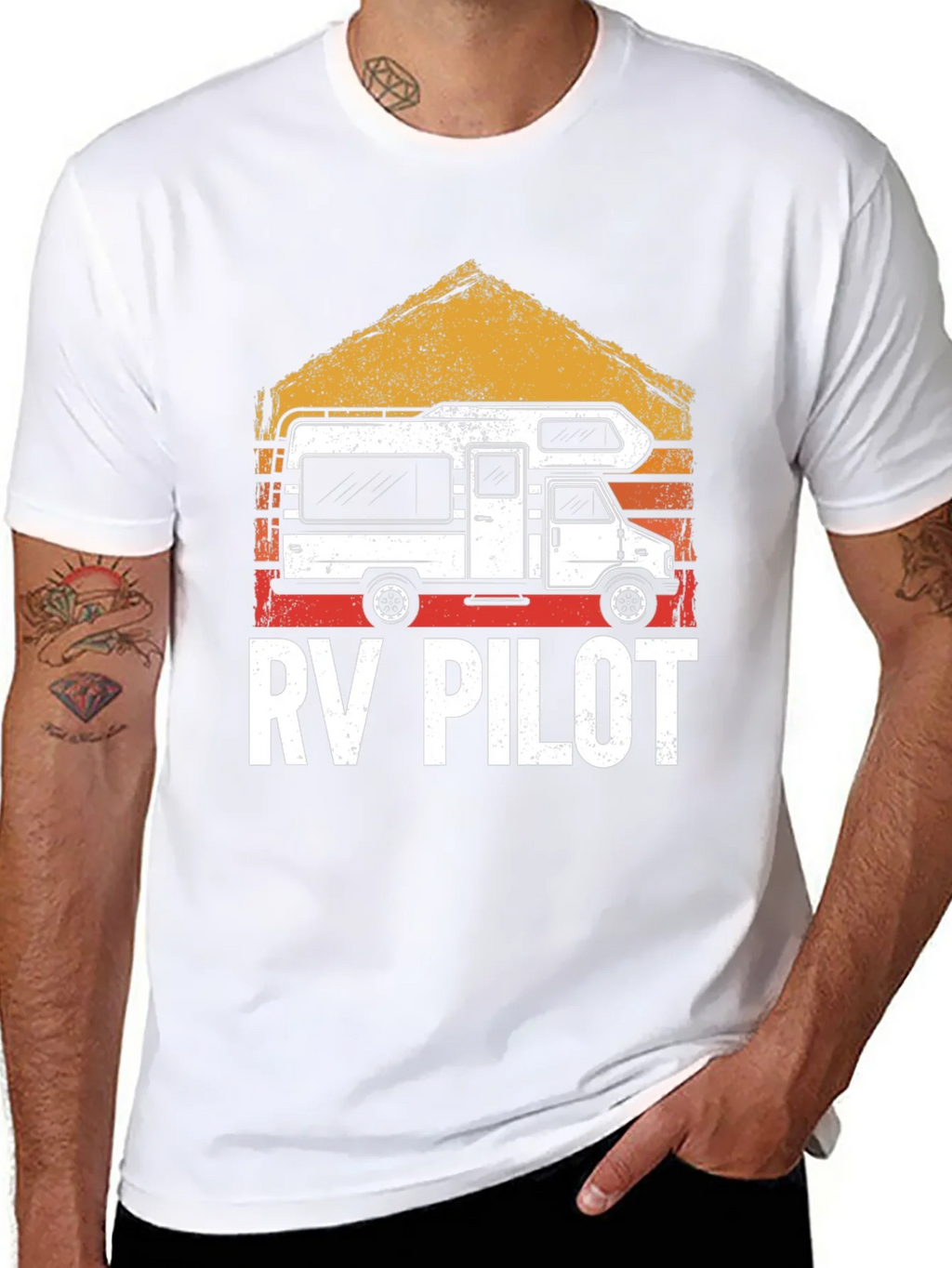 RV Pilot Graphic T-Shirt - Camping Adventure Tee product image 3