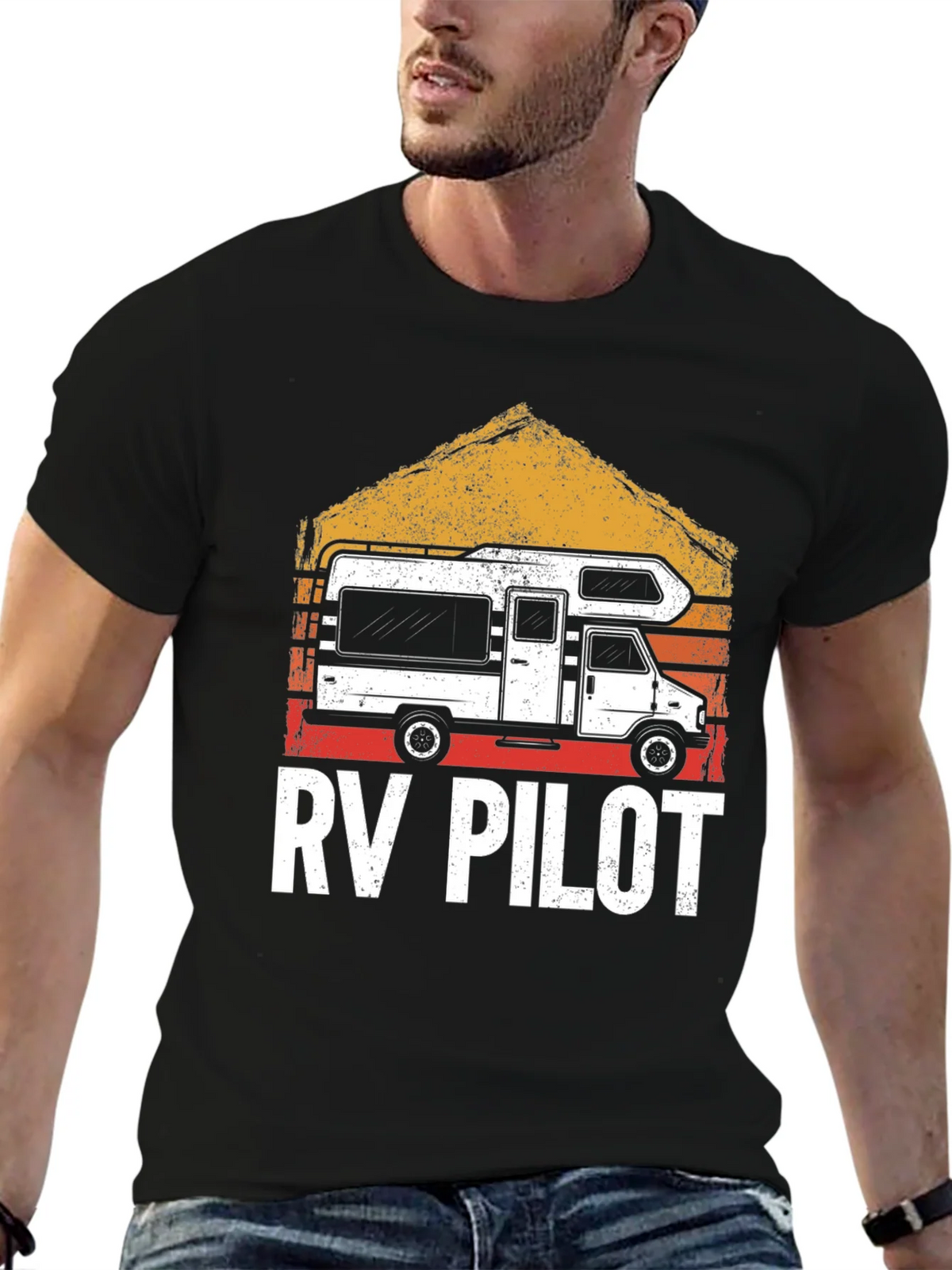 RV Pilot Graphic T-Shirt - Camping Adventure Tee product image 2