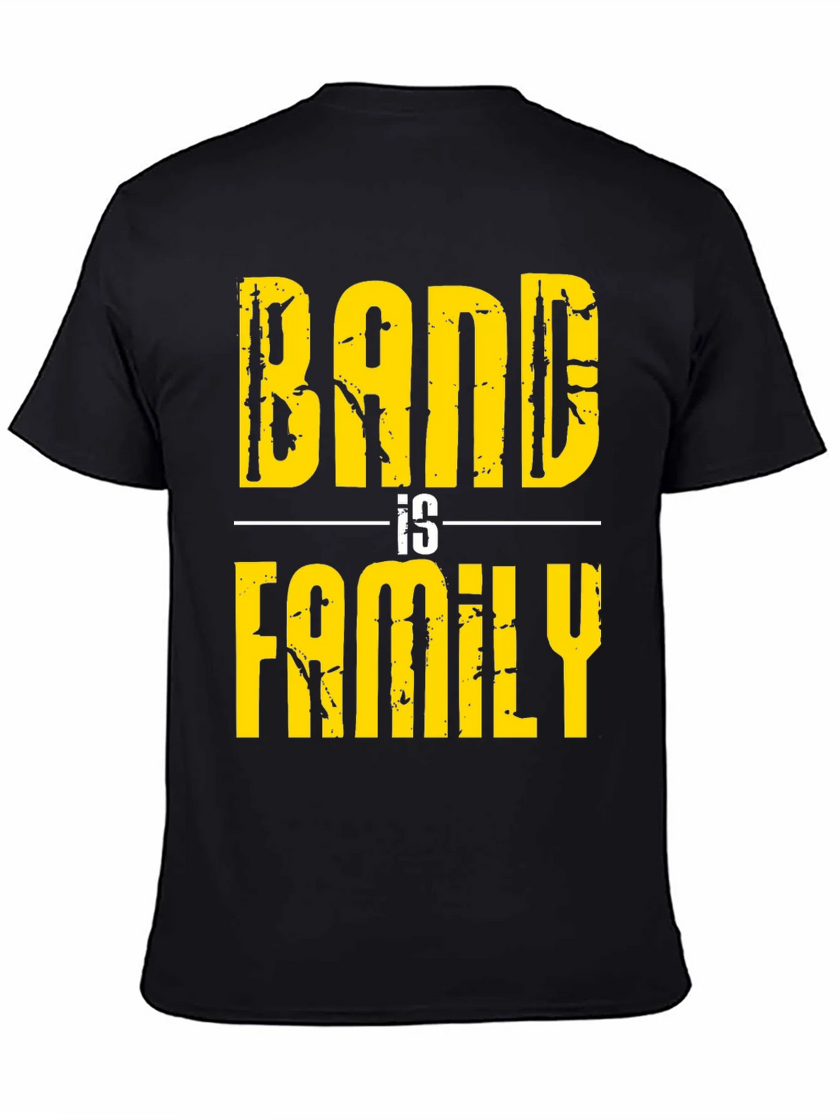 Band Is Family Graphic T-Shirt - Black product image 4