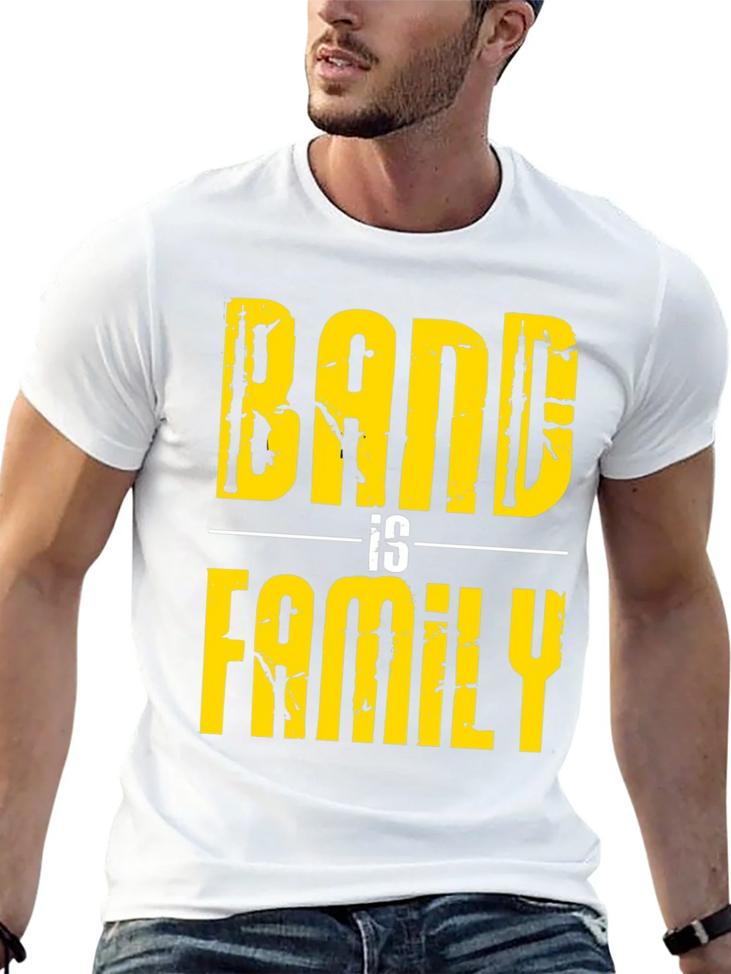 Band Is Family Graphic T-Shirt - Black product image 12