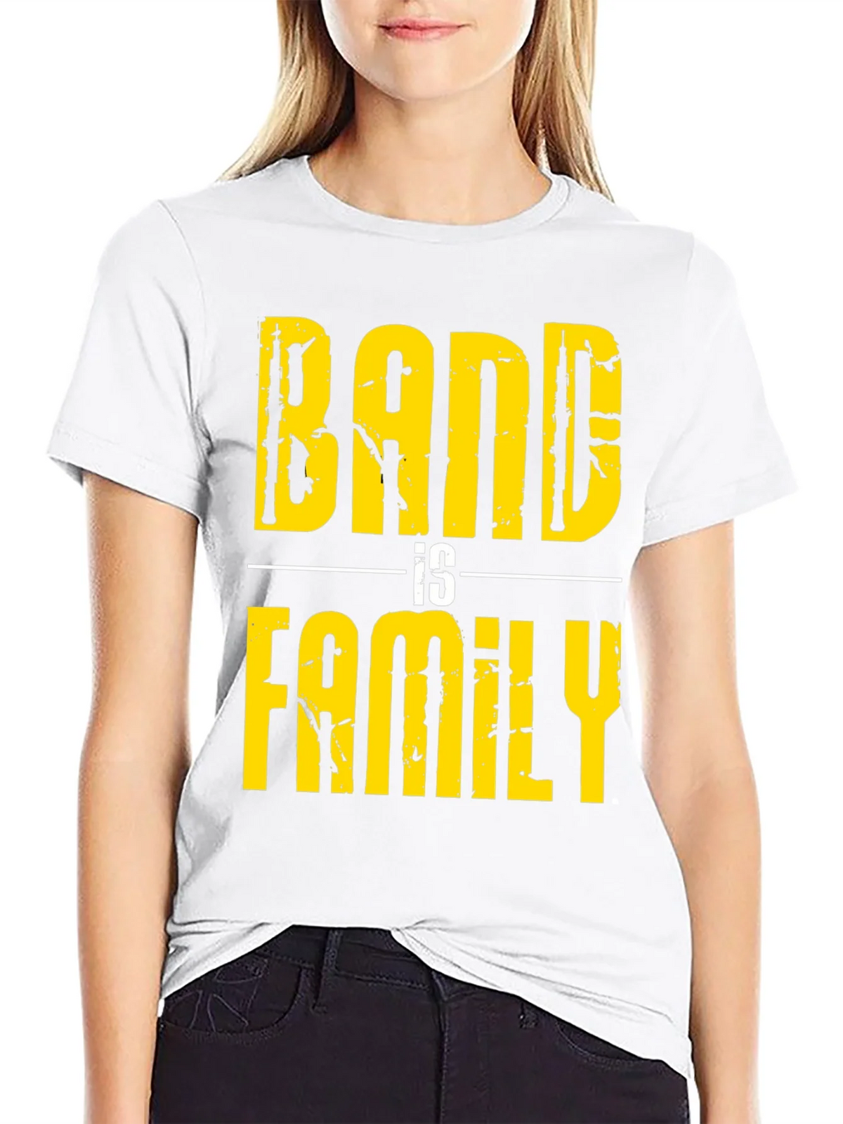 Band Is Family Graphic T-Shirt - Black product image 8