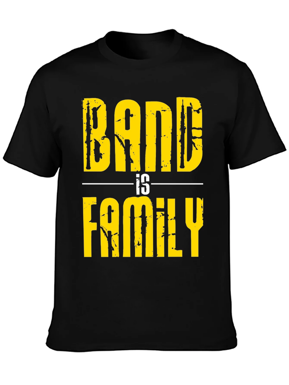 Band Is Family Graphic T-Shirt - Black product image 3
