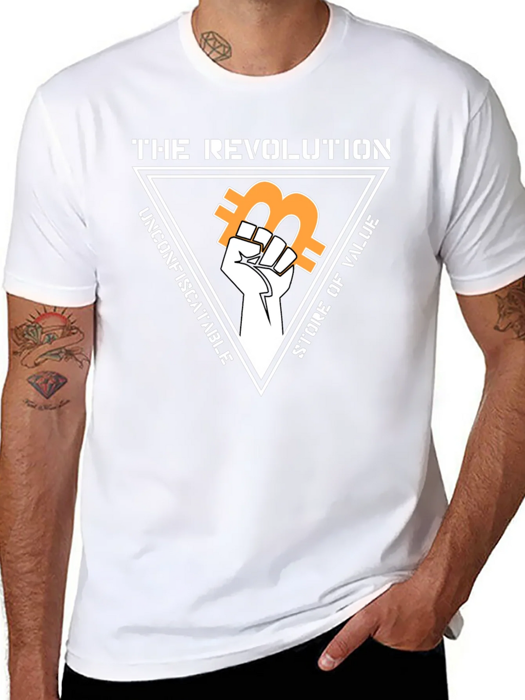 Bitcoin Revolution T-Shirt - Crypto Unconfiscatable Value product image 7