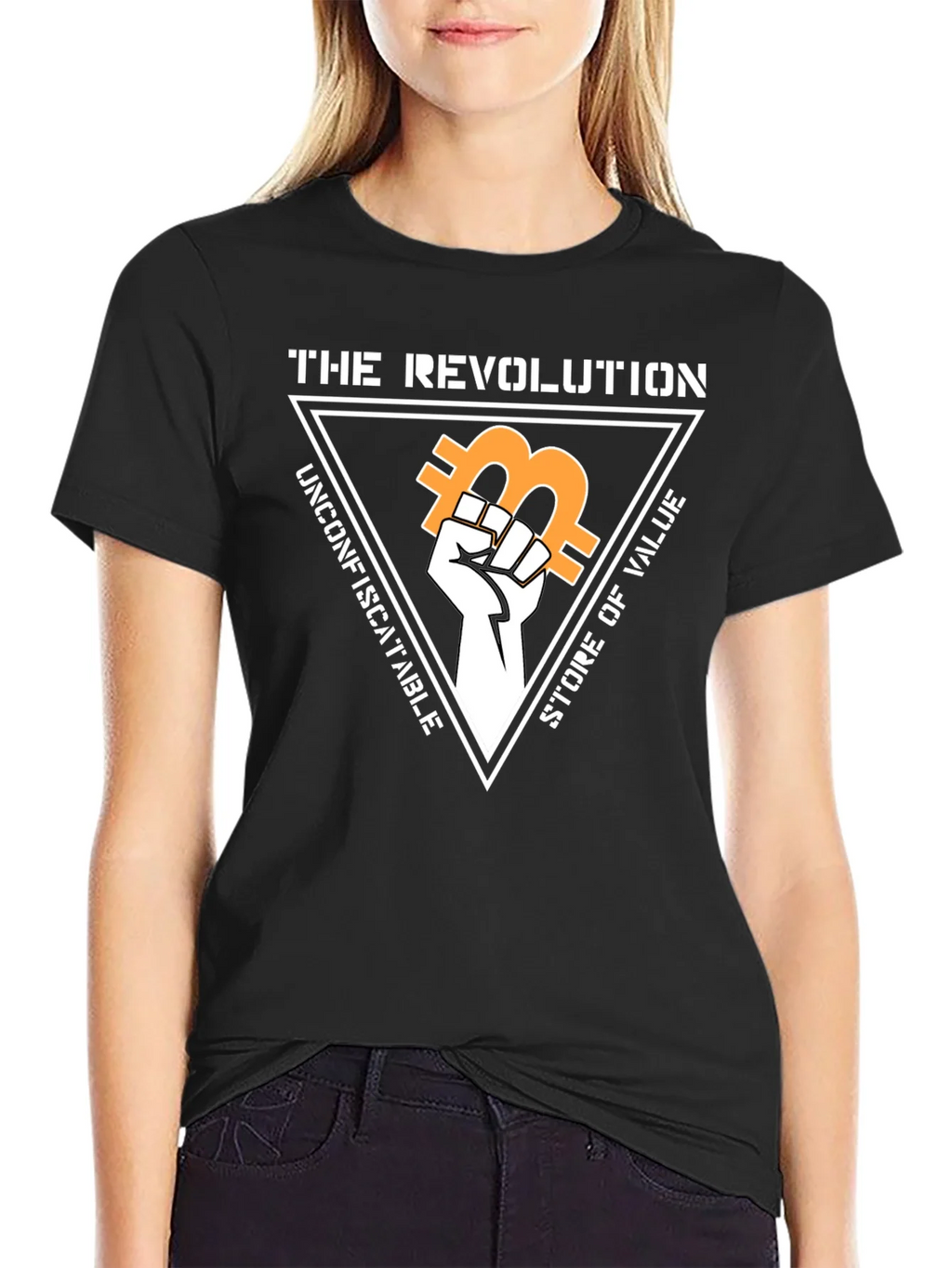 Bitcoin Revolution T-Shirt - Crypto Unconfiscatable Value product image 2