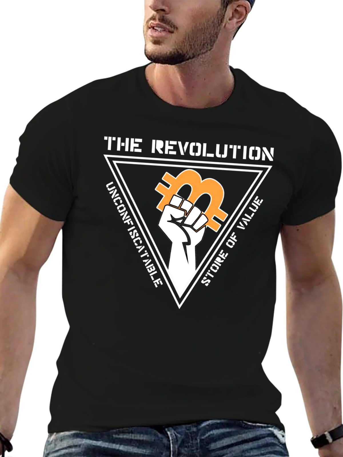 Bitcoin Revolution T-Shirt - Crypto Unconfiscatable Value product image 6