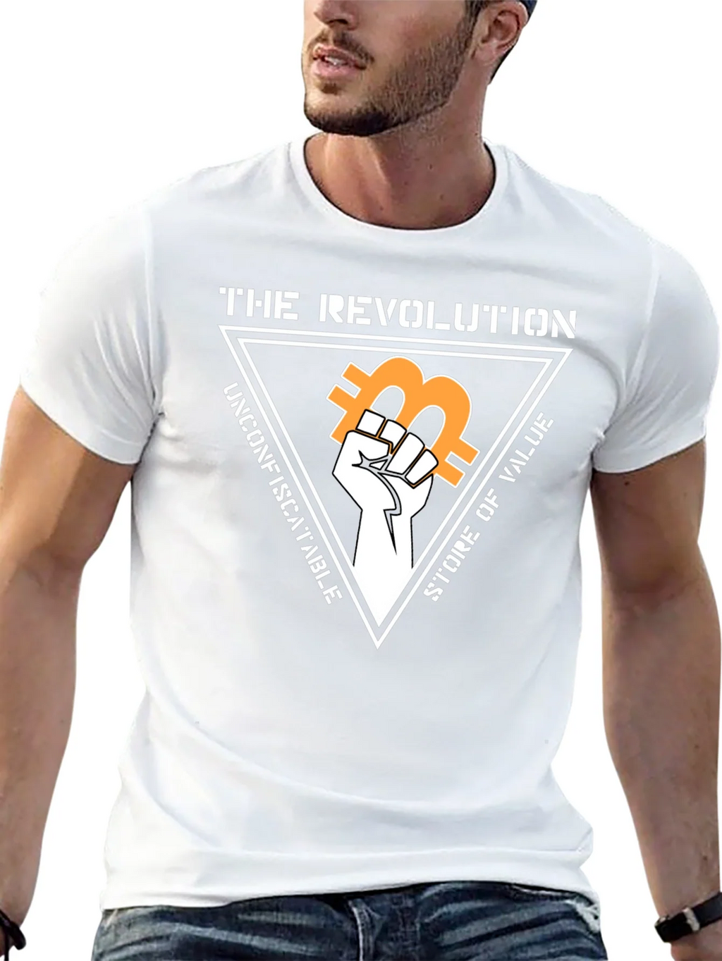 Bitcoin Revolution T-Shirt - Crypto Unconfiscatable Value product image 12