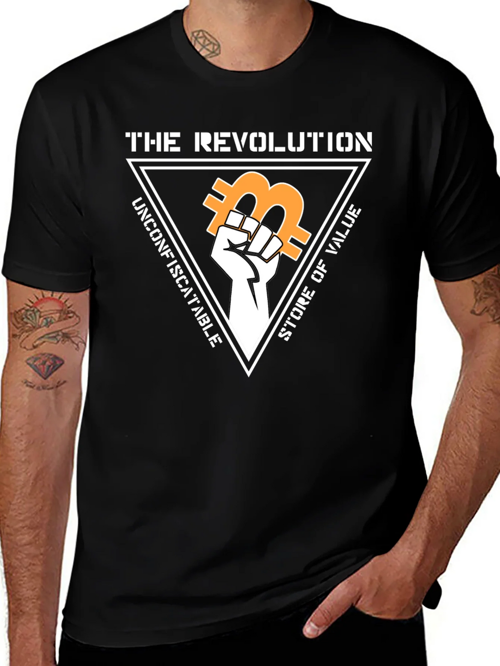 Bitcoin Revolution T-Shirt - Crypto Unconfiscatable Value product image 1