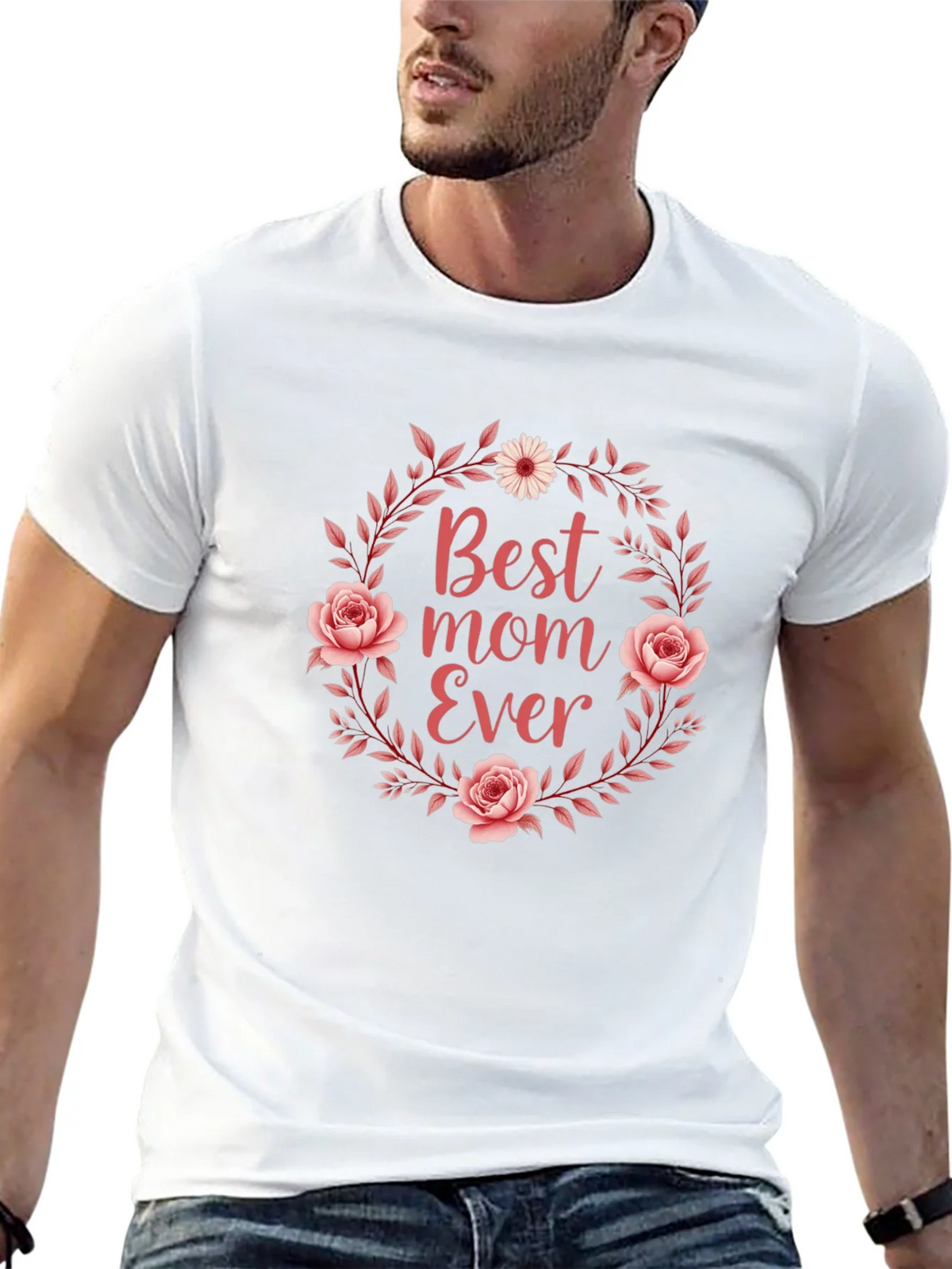 Best Mom Ever Floral T-Shirt product image 12