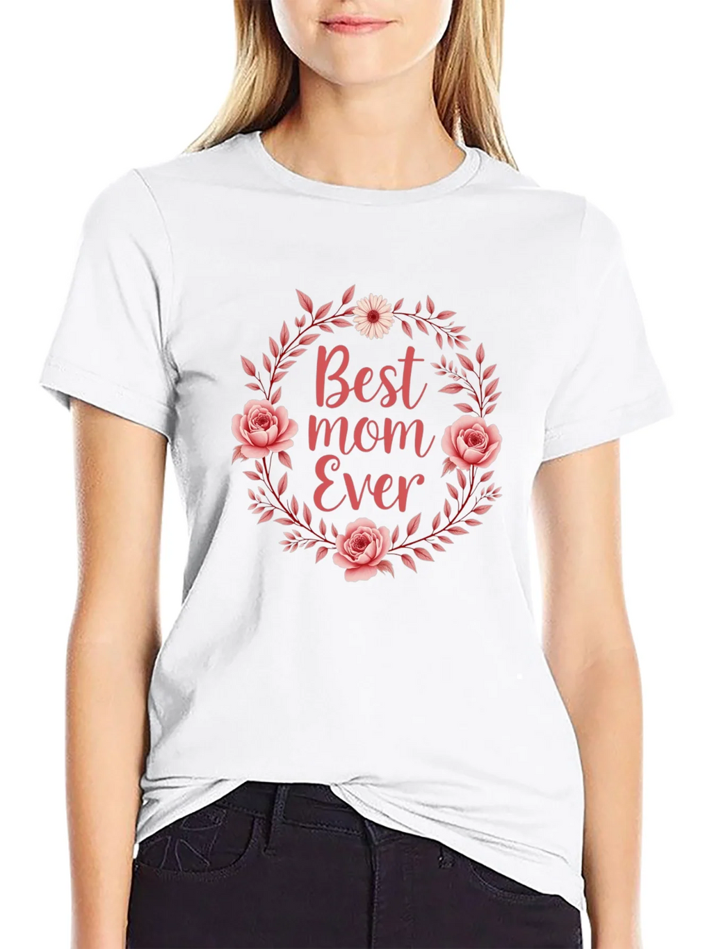 Best Mom Ever Floral T-Shirt product image 8