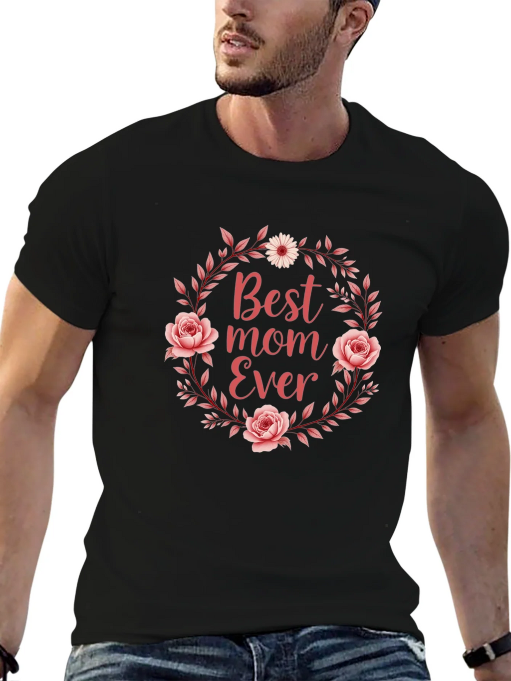 Best Mom Ever Floral T-Shirt product image 6