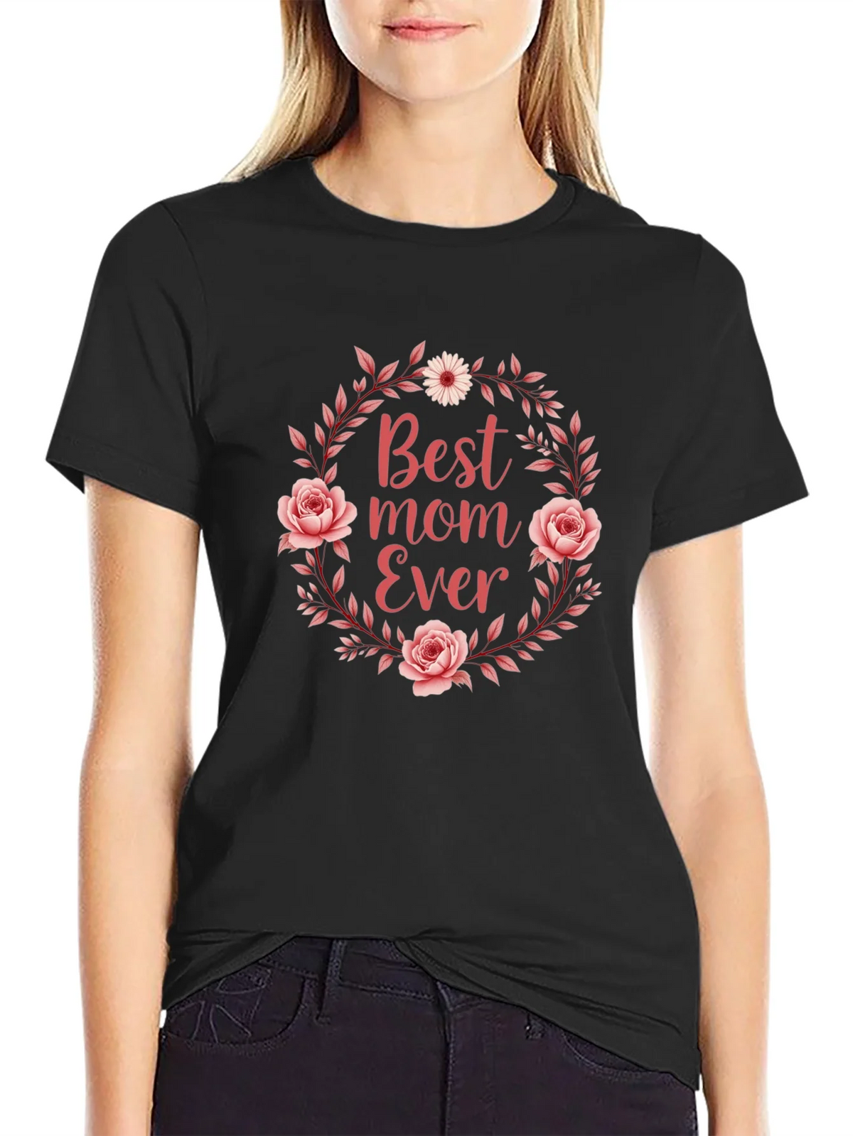 Best Mom Ever Floral T-Shirt product image 2