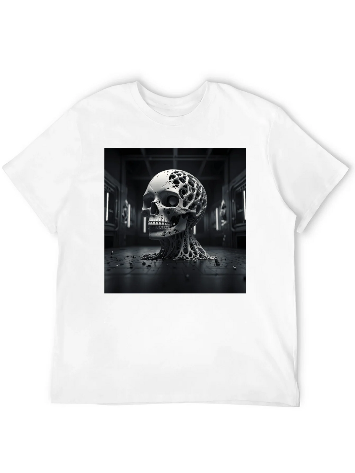 Abstract Skull T-Shirt: Edgy & Unique Design product image 11