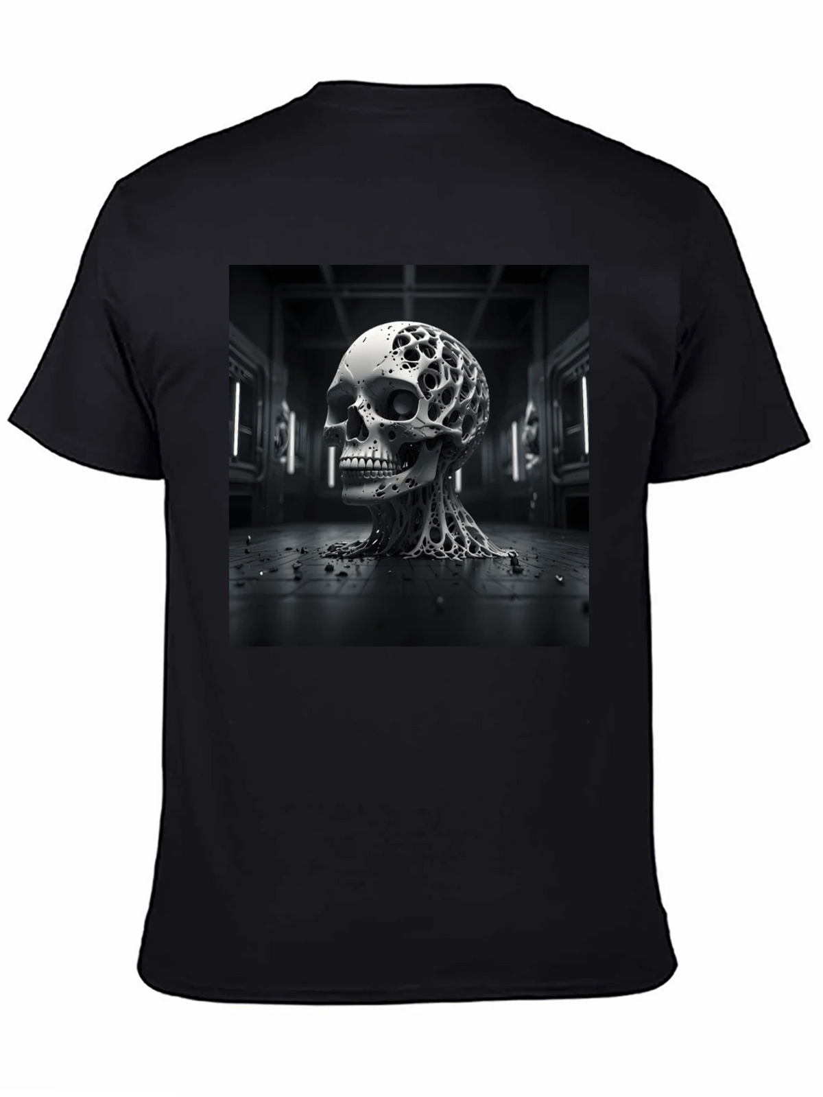 Abstract Skull T-Shirt: Edgy & Unique Design product image 4