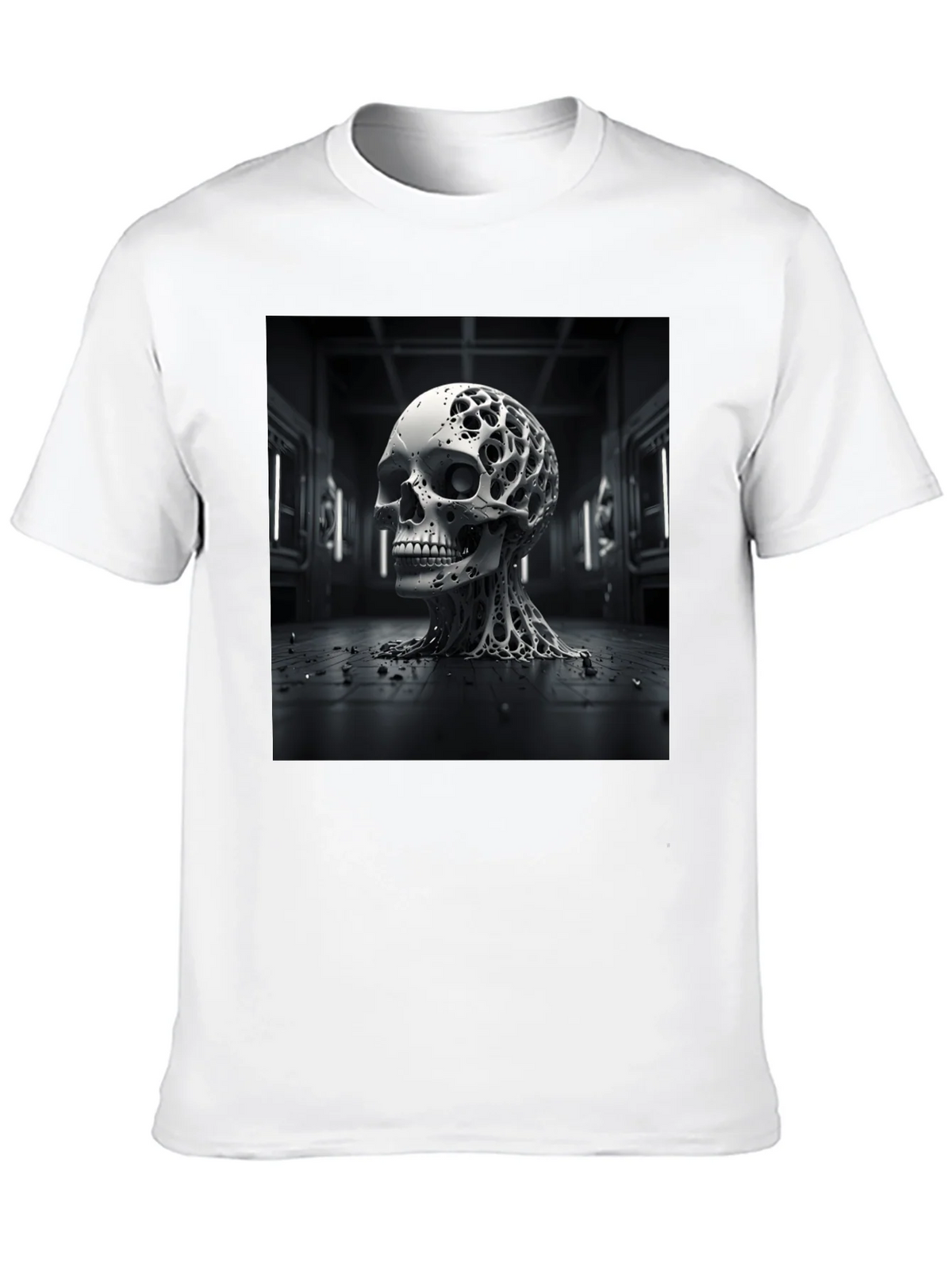 Abstract Skull T-Shirt: Edgy & Unique Design product image 9