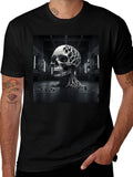 Abstract Skull T-Shirt: Edgy & Unique Design product image 1