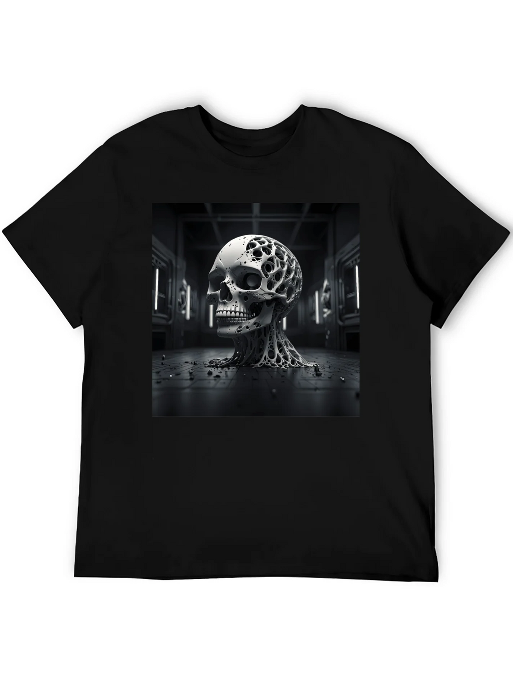 Abstract Skull T-Shirt: Edgy & Unique Design product image 5