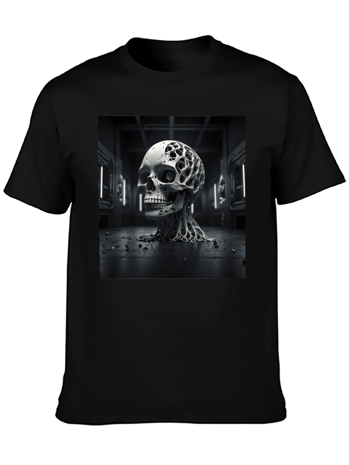 Abstract Skull T-Shirt: Edgy & Unique Design product image 3