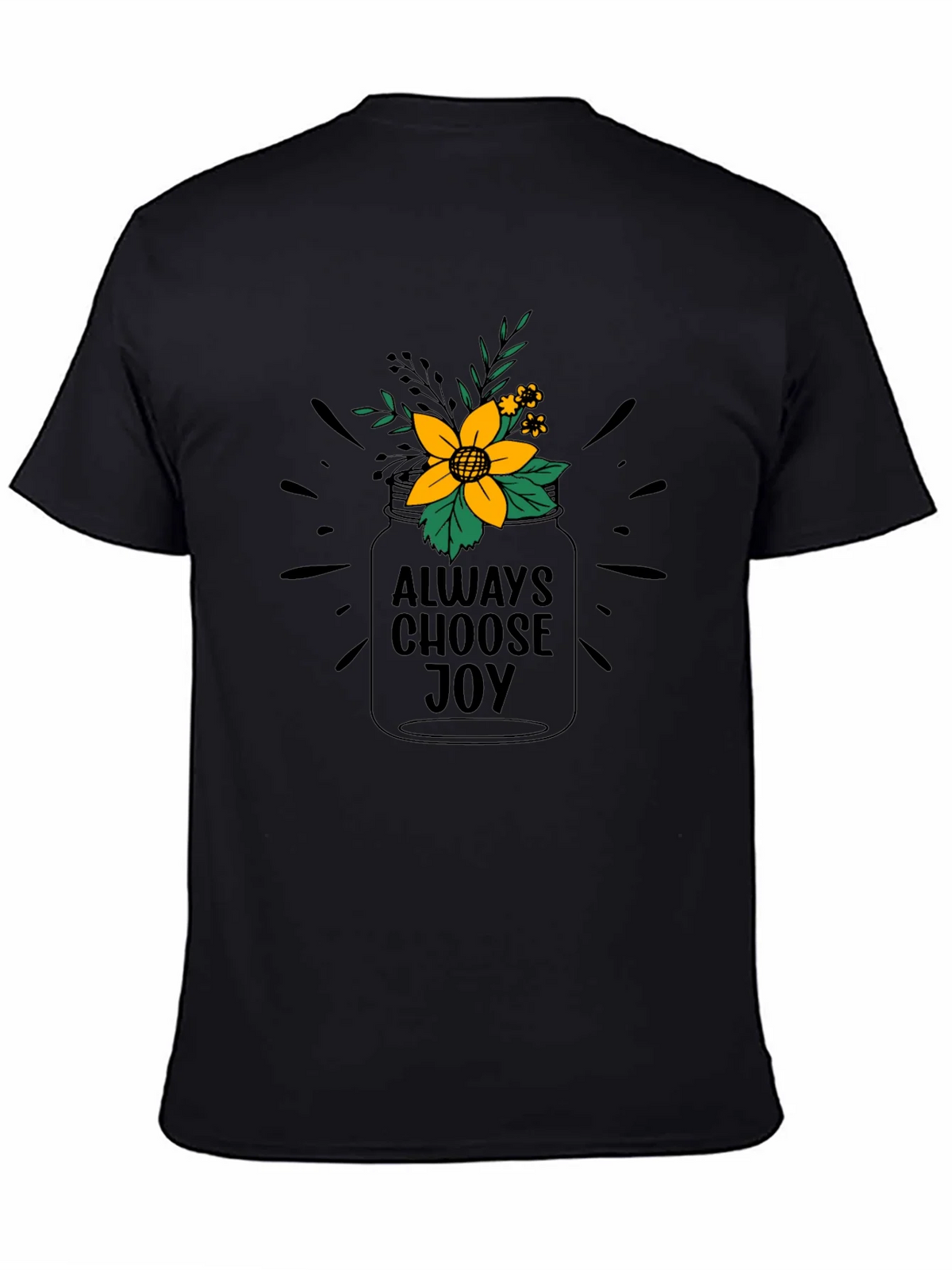 Always Choose Joy Graphic Tee - Black product image 4