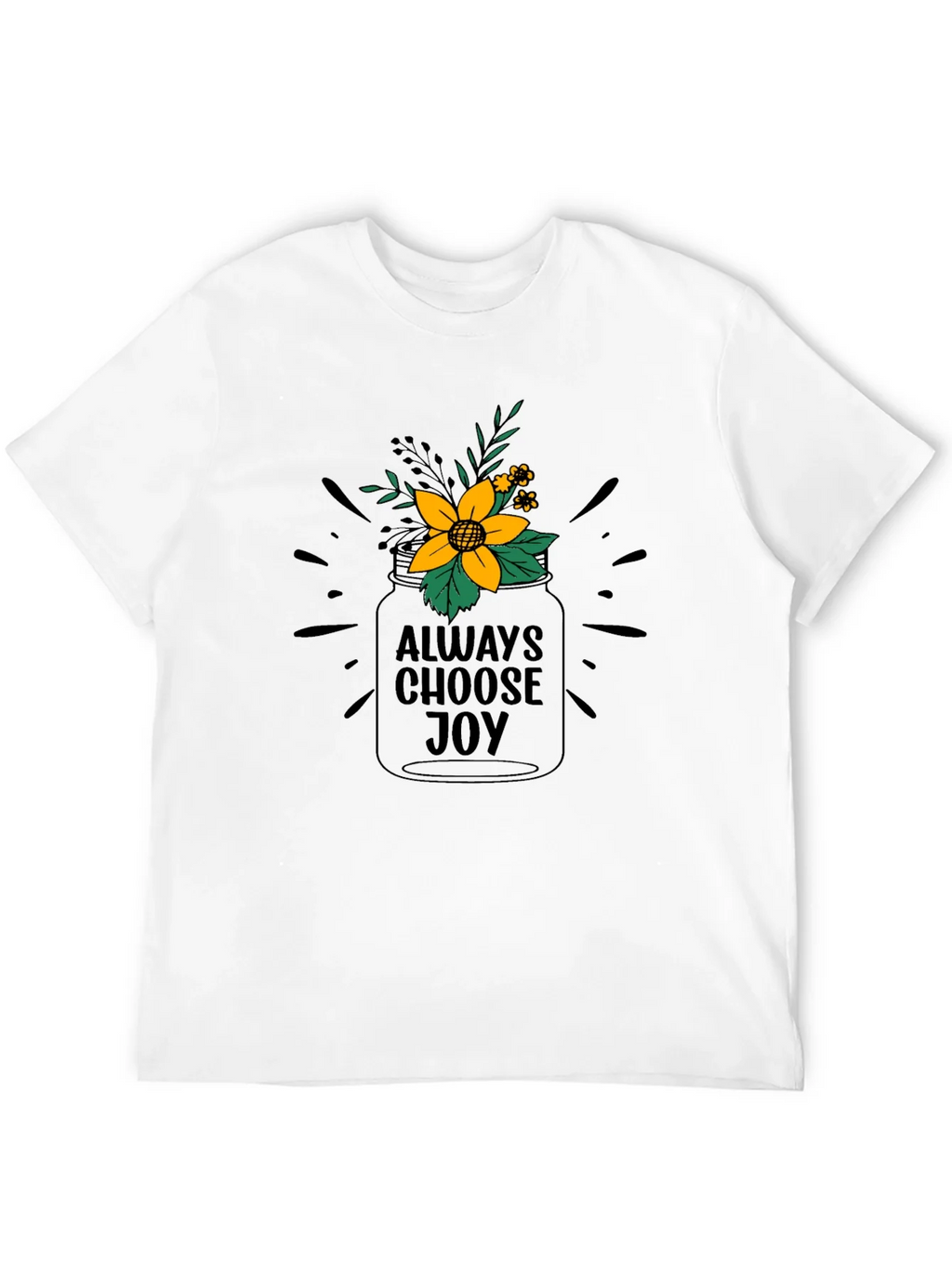 Always Choose Joy Graphic Tee - Black product image 11