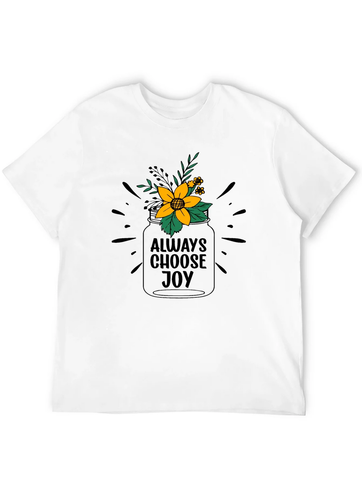 Always Choose Joy Graphic Tee - Black product image 11