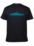 Submarine Graphic Tee - Navy Blue Sub Print product image 1