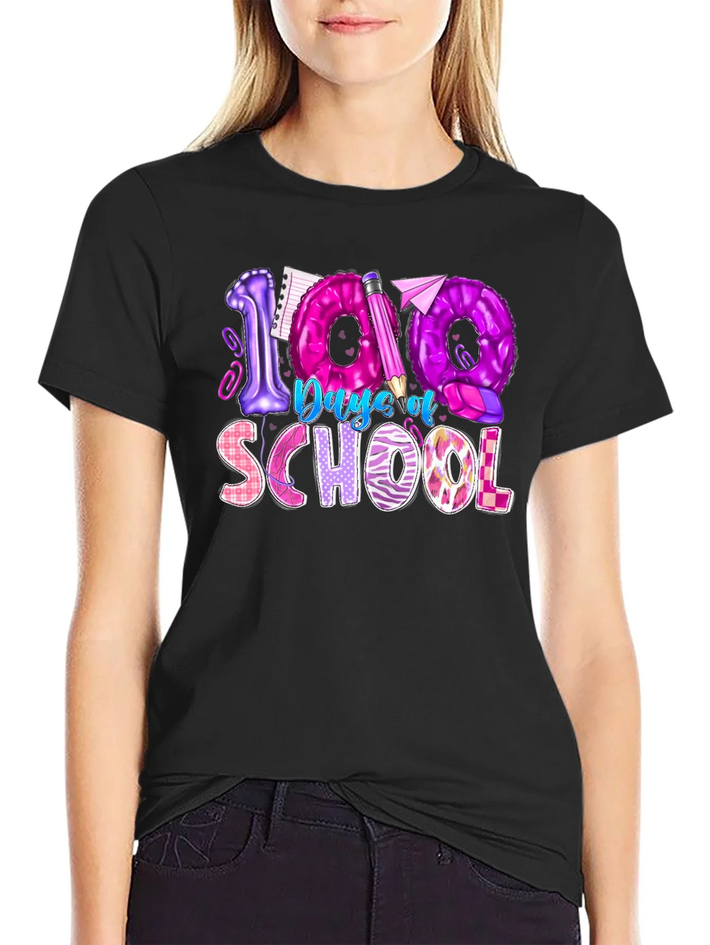 100 Days of School Graphic Tee product image 2