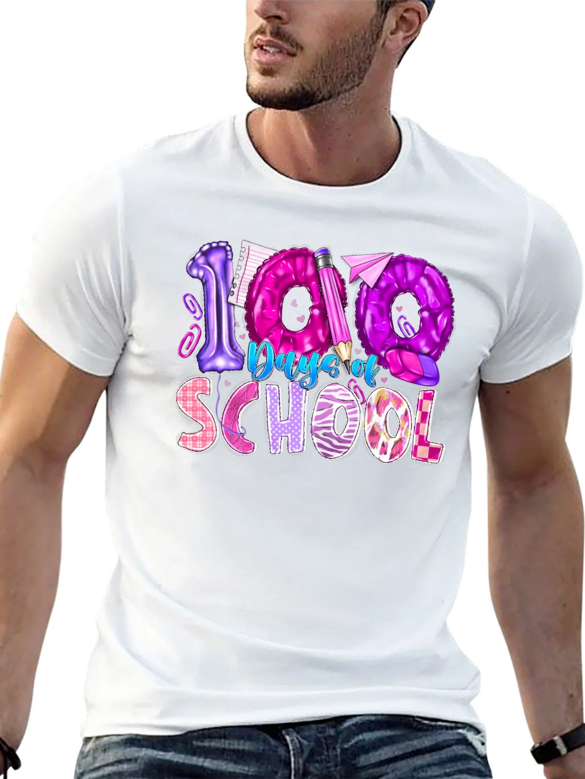 100 Days of School Graphic Tee product image 12